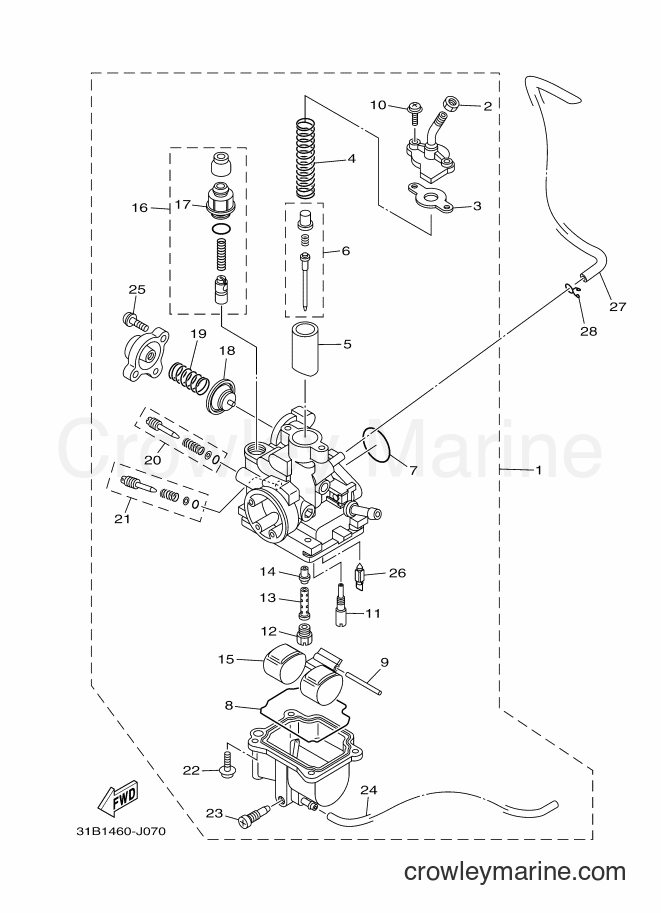 2011 Scooter T115SEC - T115SEC (31B4) [010] - CARBURETOR