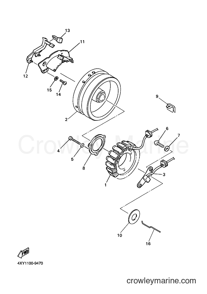 1999 Cruiser XVZ13TF - XVZ13TF (4XY3) [010] - GENERATOR
