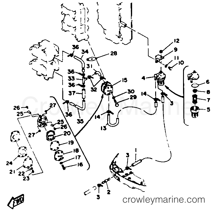 Yamaha Motors L130TXRR - FUEL SYSTEM 1