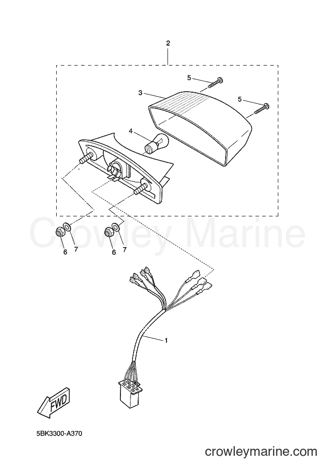 2002 Scooter DT50R - DT50R (5BK3) [020] - LUZ DE COLA