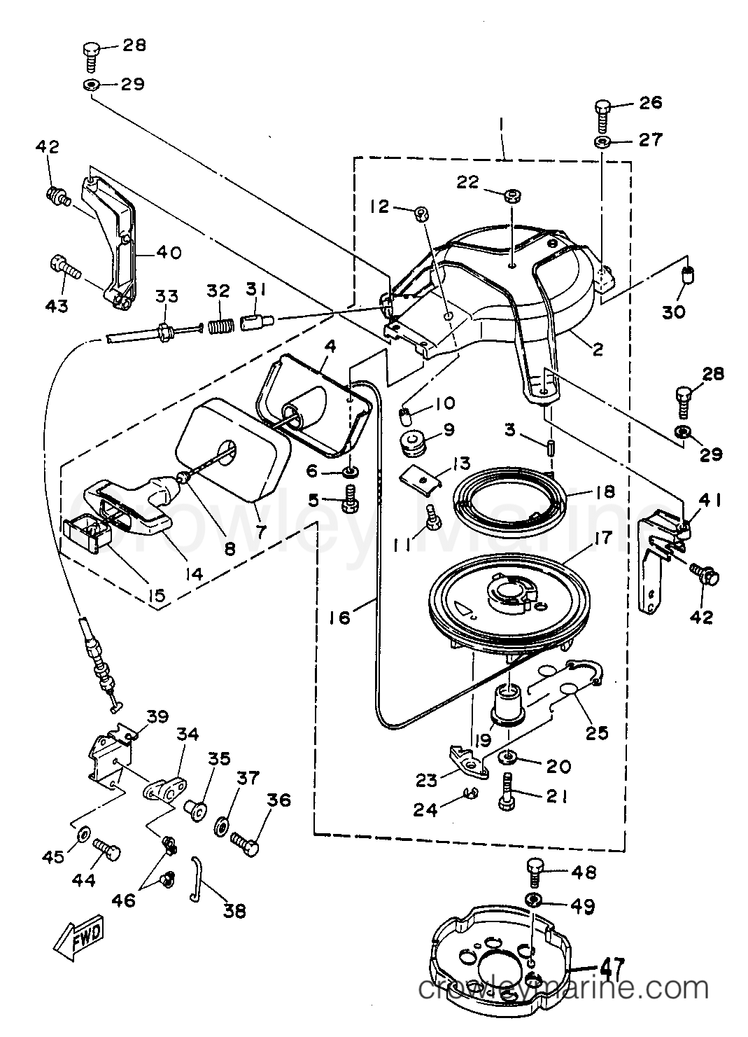 Yamaha Motors 30ESRW - STARTER