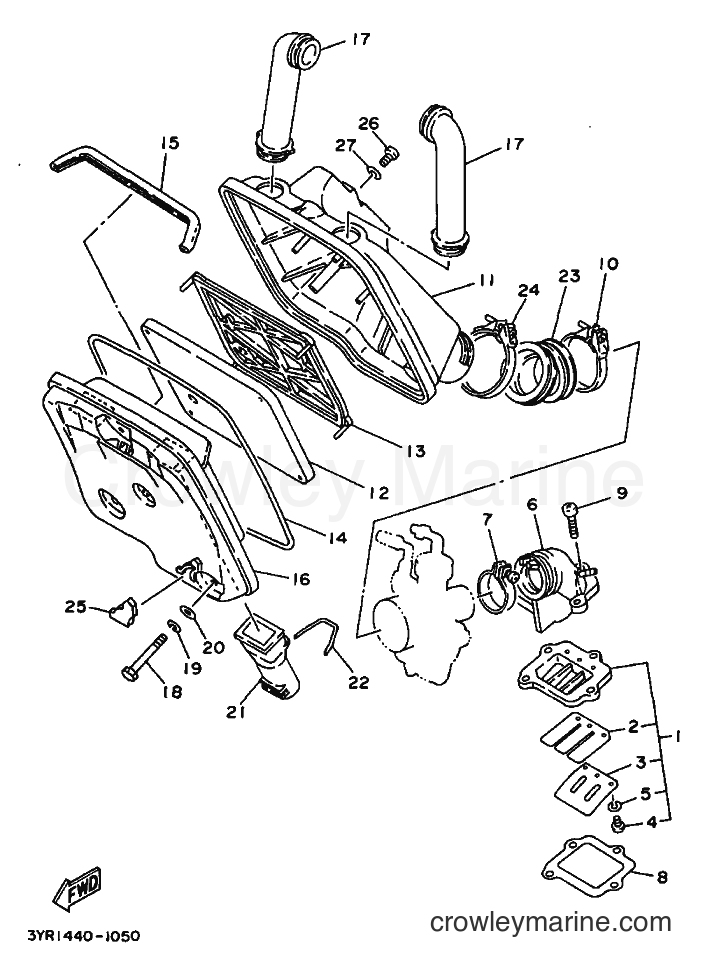 Yamaha Motors V110E (4US1) [999] - INTAKE