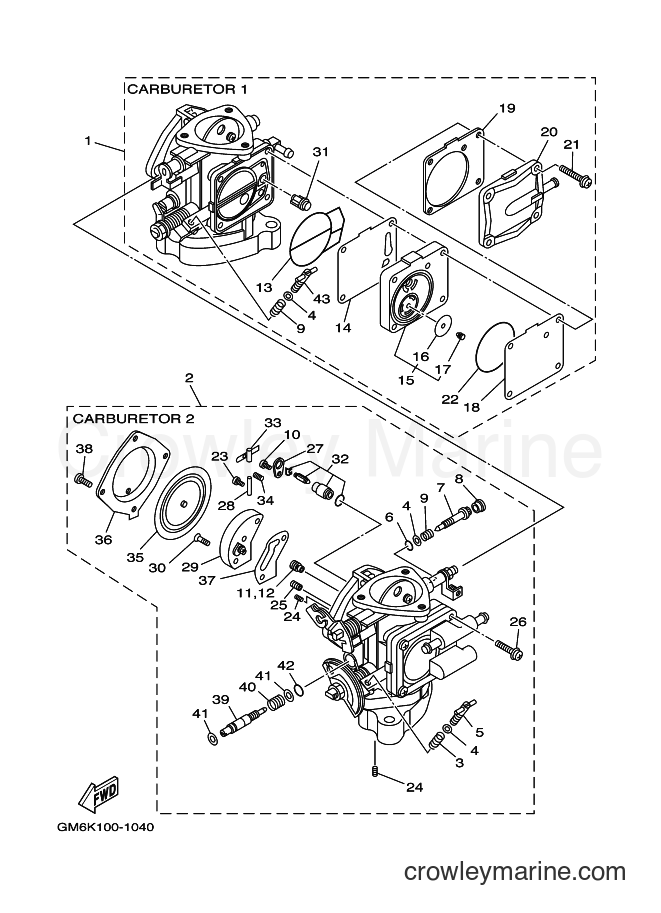 Yamaha Motors JET FOR SJ700AY (64VC) [03A] - CARBURETOR