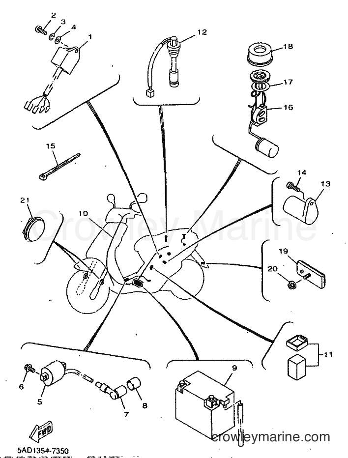 Yamaha Motors YN50 (5BW2) [010] - ELECTRICAL 2