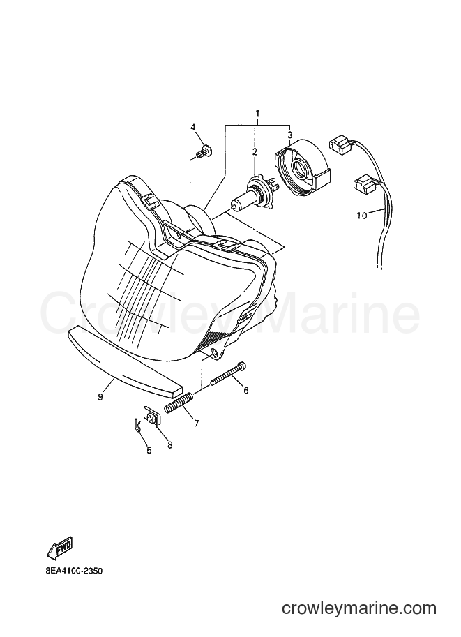 Yamaha Motors SX600 (8EA5) [020] - HEADLIGHT