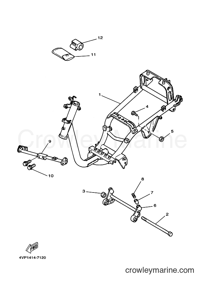Yamaha Motors YW100 (4VPM) [010] - FRAME