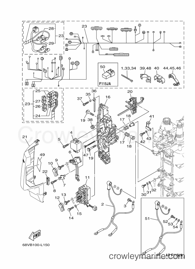 Yamaha Motors F115XA-2012 (68VB) [110] - ELECTRICAL 2