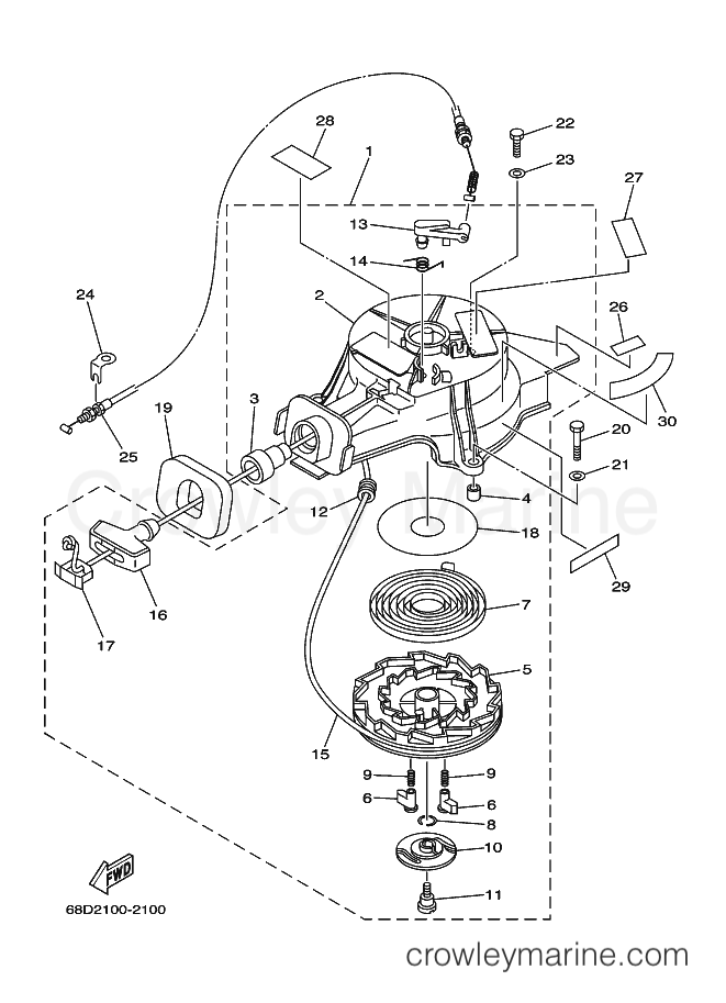 Yamaha Motors F4AMHS (68D3) [060] - STARTER