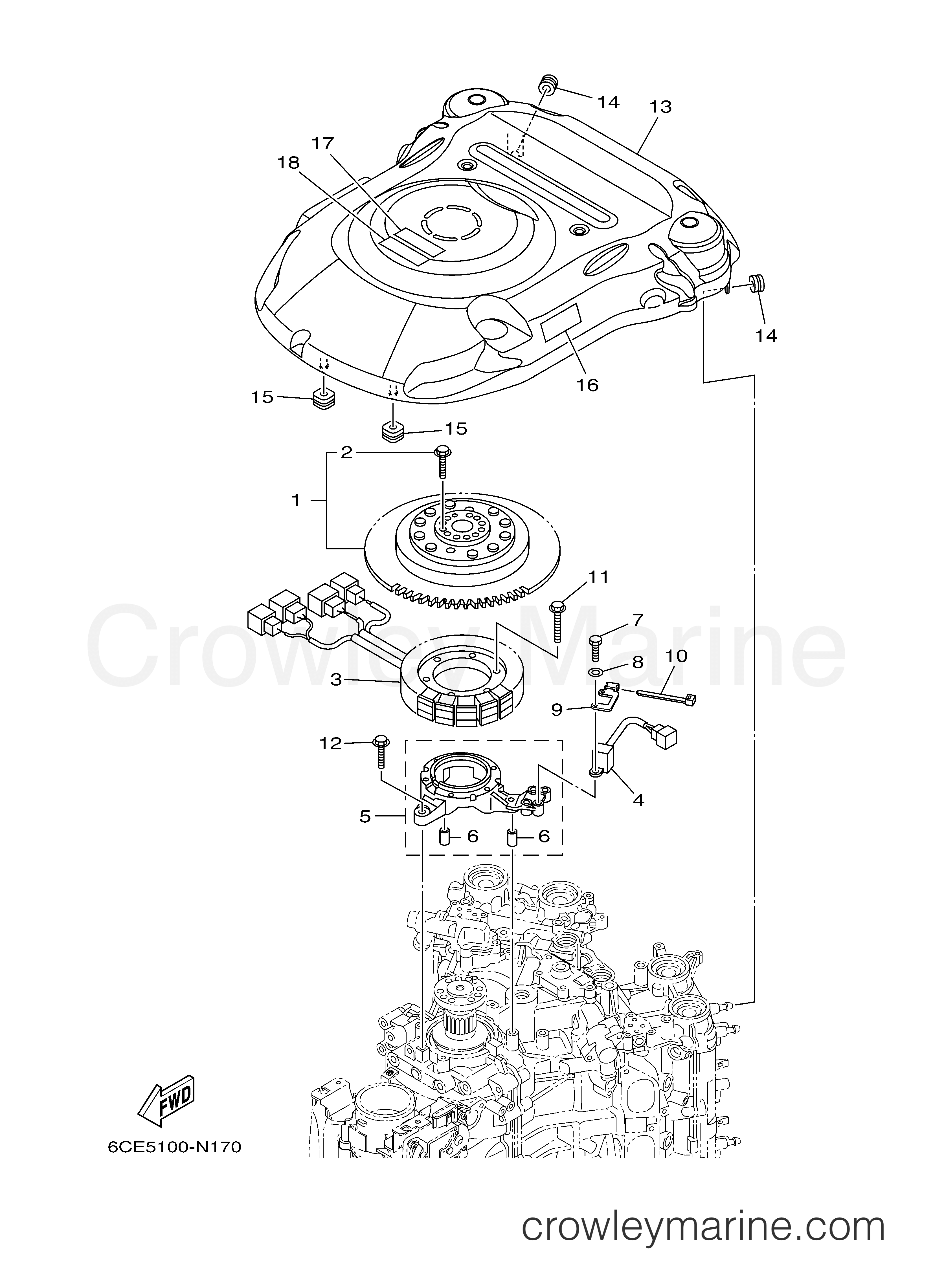 Yamaha Motors F300NCA - GENERATOR