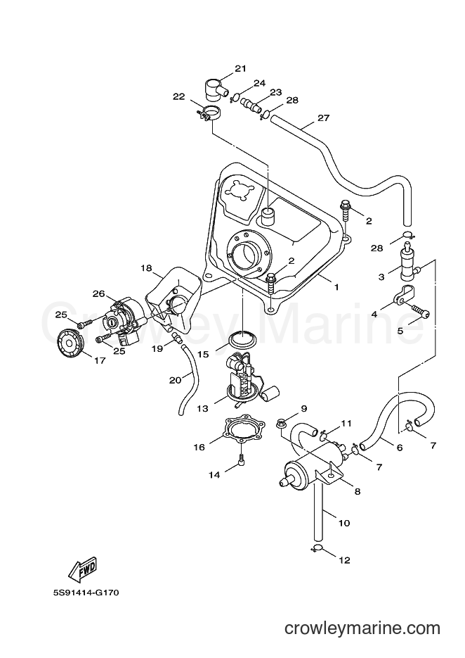 2015 Scooter YW125 - YW125 (32SD) [010] - FUEL TANK