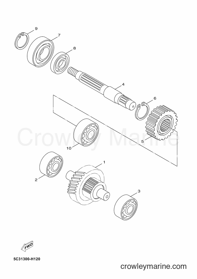 Yamaha Motors YN50FT (2AC6) [020] - TRANSMISSION