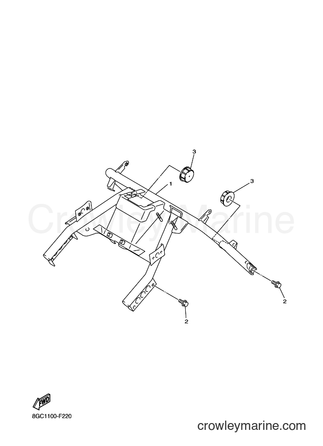 Yamaha Motors RT50FX (8GN1) [020] - STEERING GATE