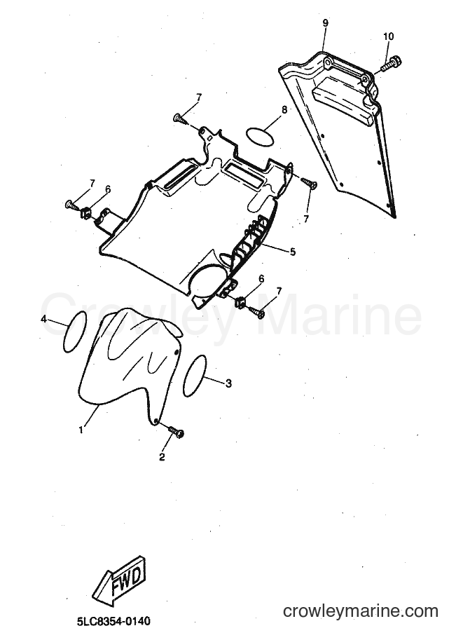 Yamaha Motors YQ50L (5KH8) [010] - FENDER