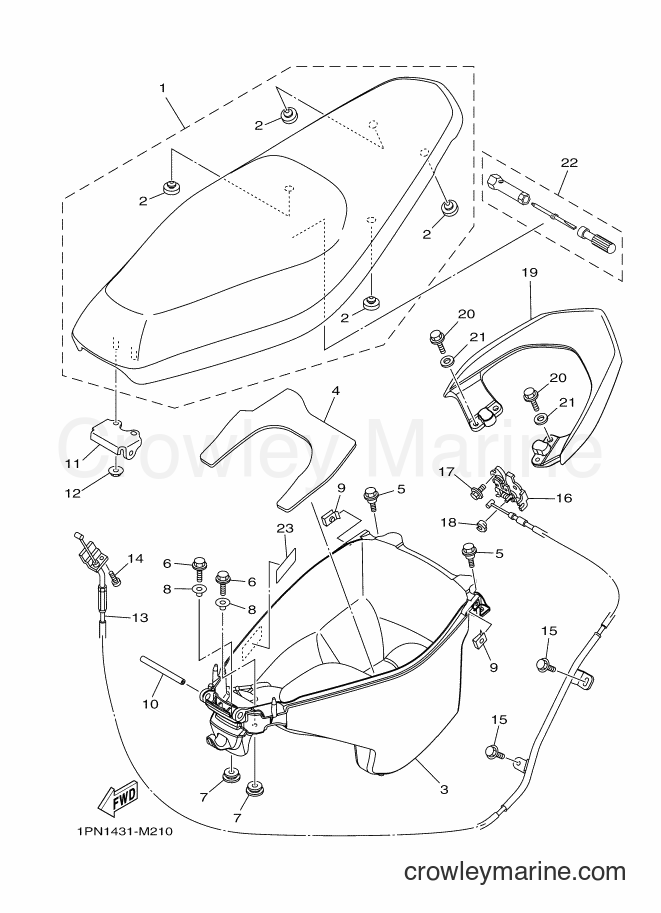 2013 Scooter AL125FC - AL125FC (1PN2) [010] - SEAT