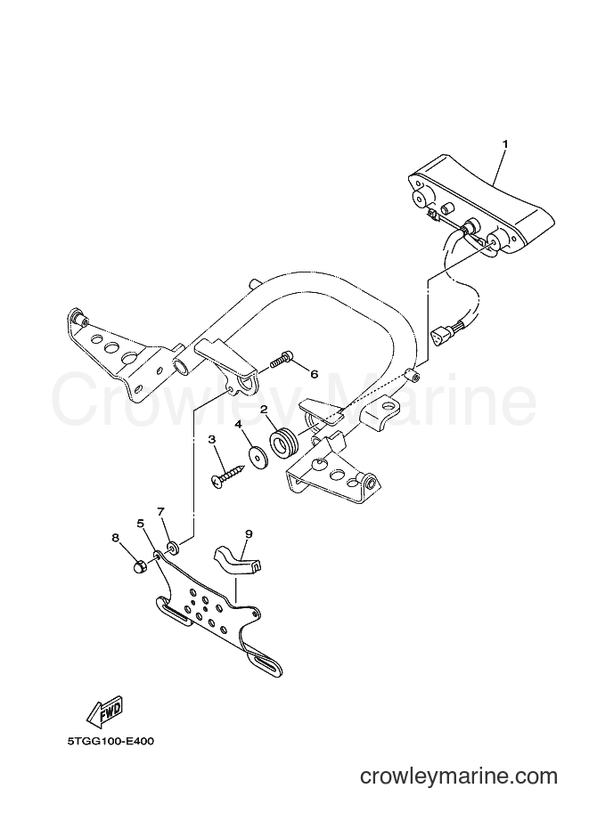 2006 ATV YFZ450 - YFZ450 (5TGH) [010] - TAILLIGHT 2