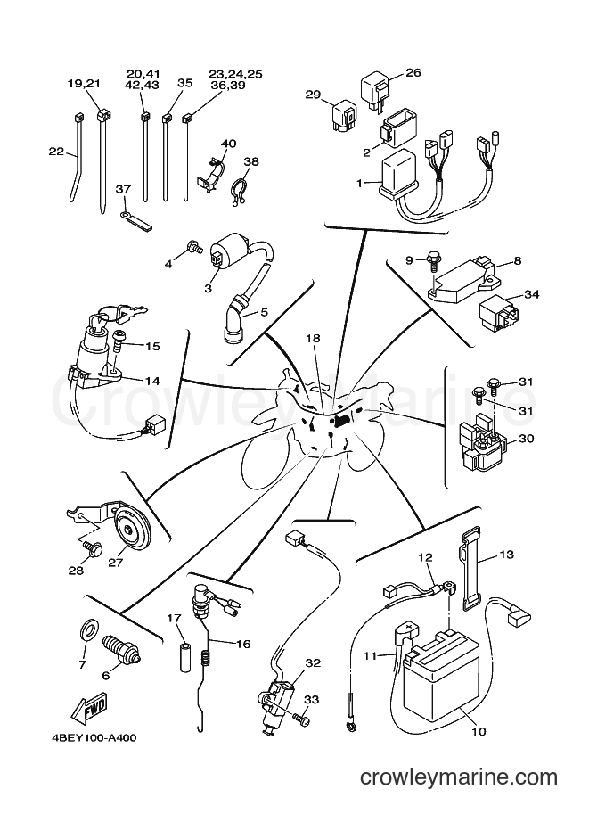 2002 Dirt Bike XT225P - XT225P (5RK2) [010] - ELECTRICAL 1