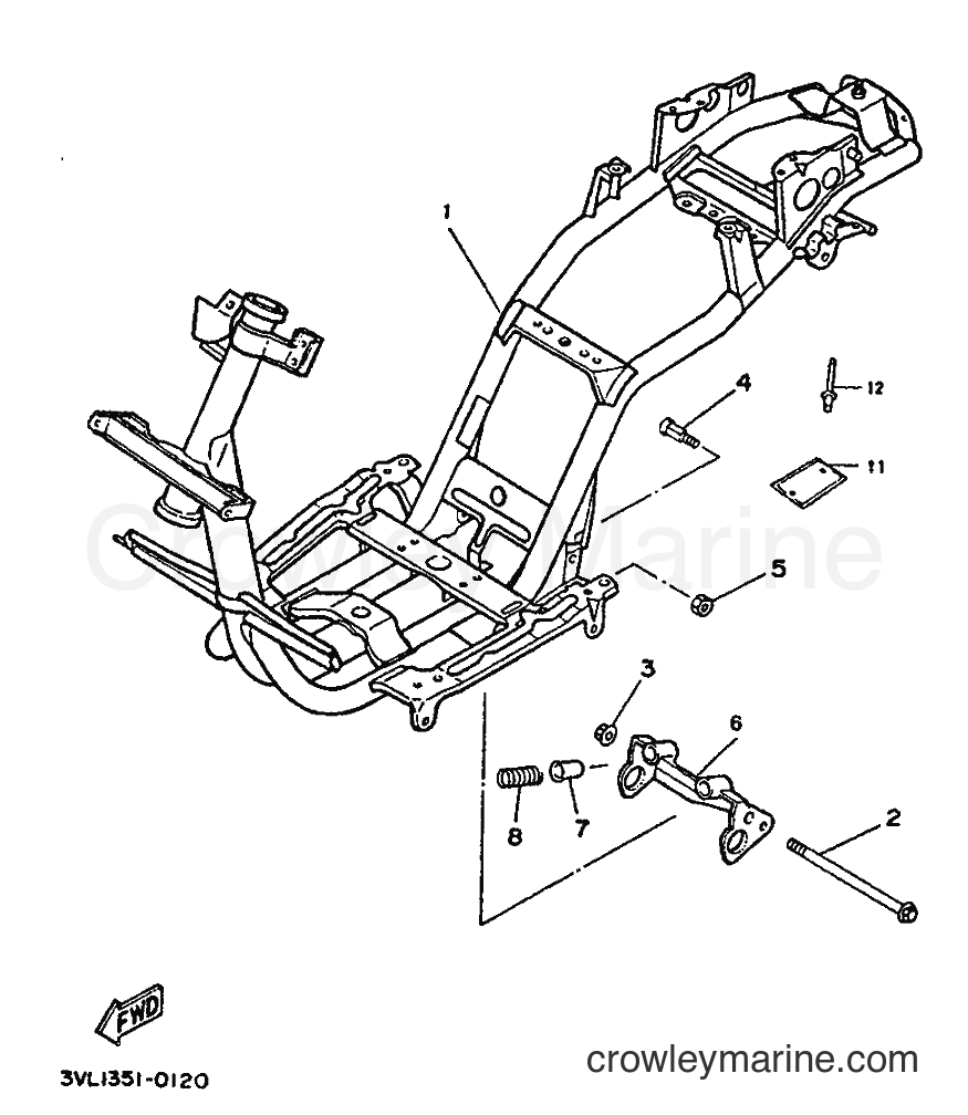 1994 Scooter CW65 - CW65 (4GP2) [999] - FRAME