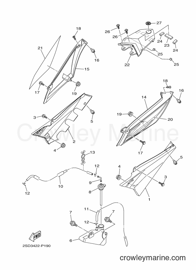 2015 Street Bike FZ150 - FZ150 (2SD3) [010] - SIDE COVER