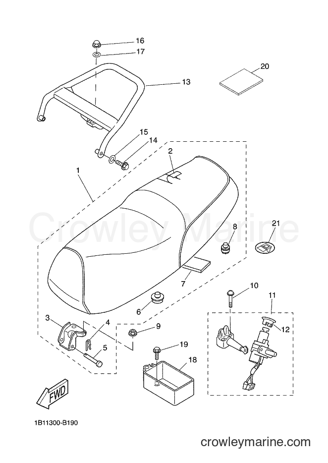 2003 Scooter CW50N - CW50N (1D12) [010] - SEAT