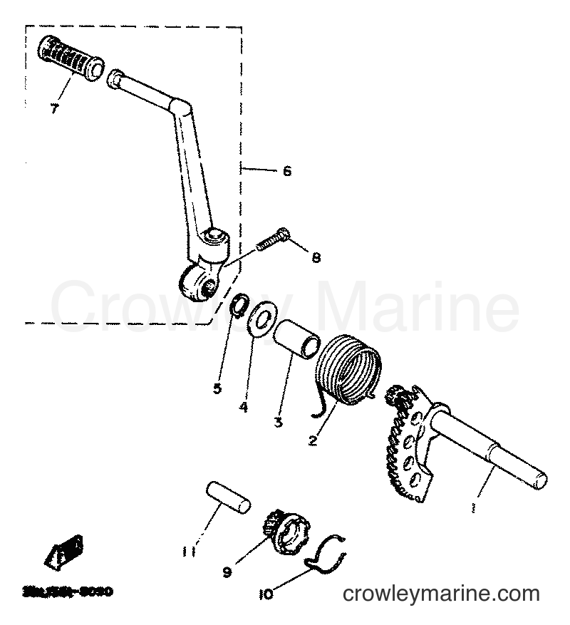 1991 Scooter DT50R - DT50R (4CT2) [999] - KICK
