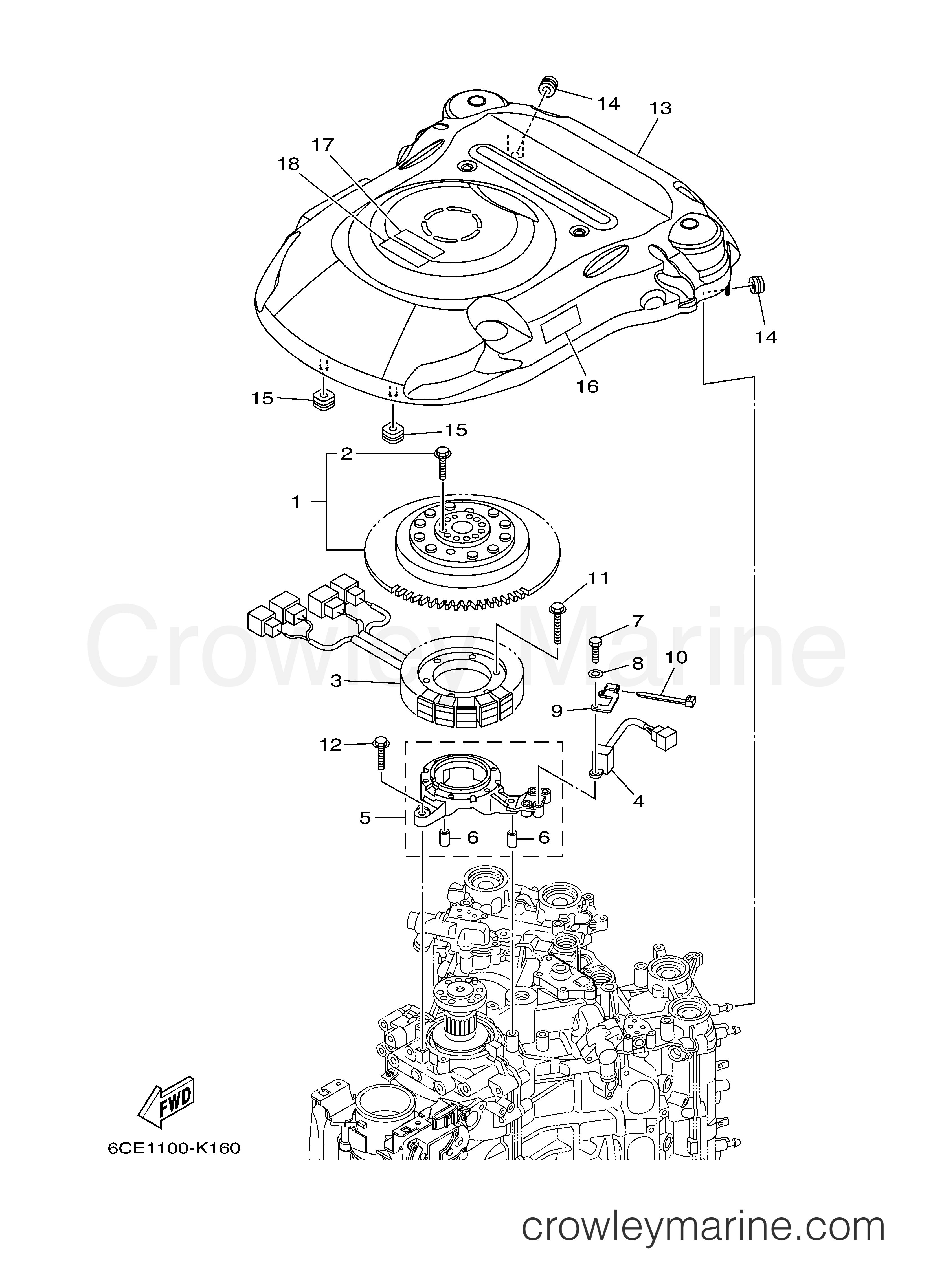 Yamaha Motors LF300UCA - GENERATOR