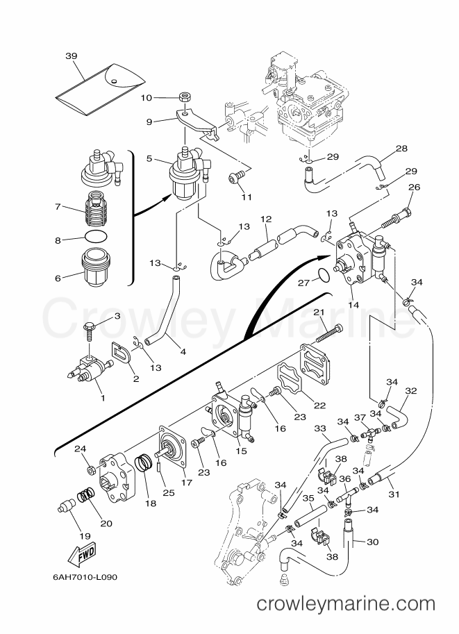 Yamaha Motors F15CMH (6AG7) [400] - FUEL