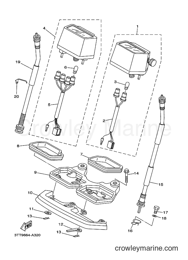 2002 Dirt Bike DT125 - DT125 (3TT9) [010] - METER