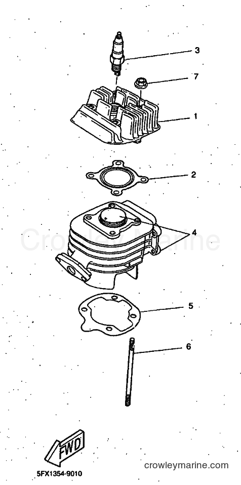 1999 Scooter CW50 - CW50 (5HG1) [010] - CYLINDER