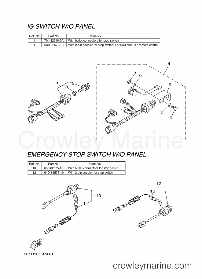 Yamaha Motors RIGGING REMOCON-2015 (601R) [010] - SWITCH & PANEL 19