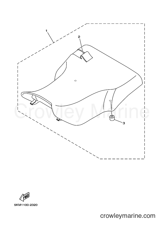 2006 ATV YFM660FWA - YFM660FWA (2C6M) [010] - SEAT