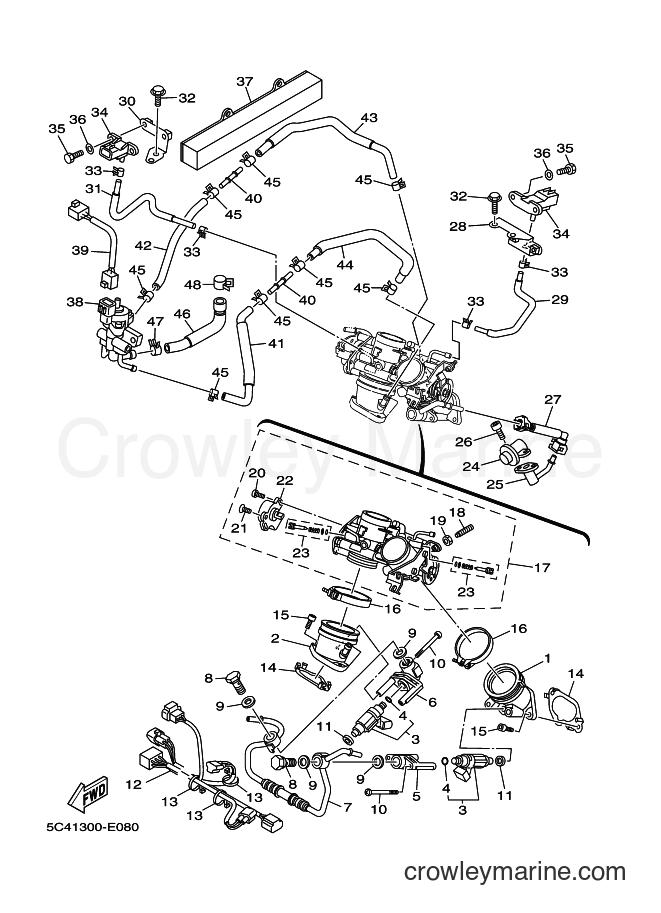 Yamaha Motors XV1900A (5C42) [010] - INTAKE