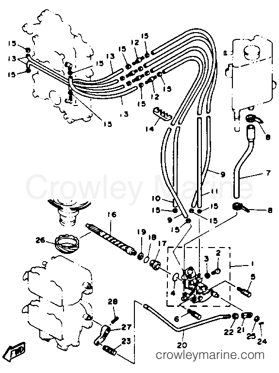 Yamaha Motors L130TXRQ - OIL PUMP