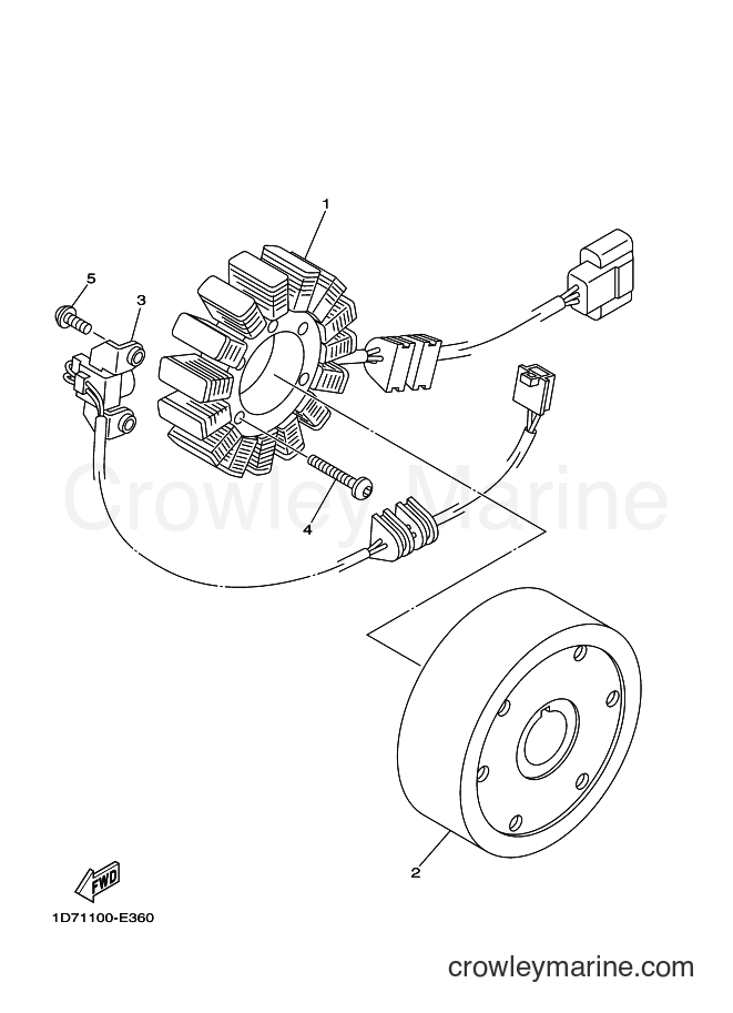 Yamaha Motors XV1900A (4D56) [010] - GENERATOR