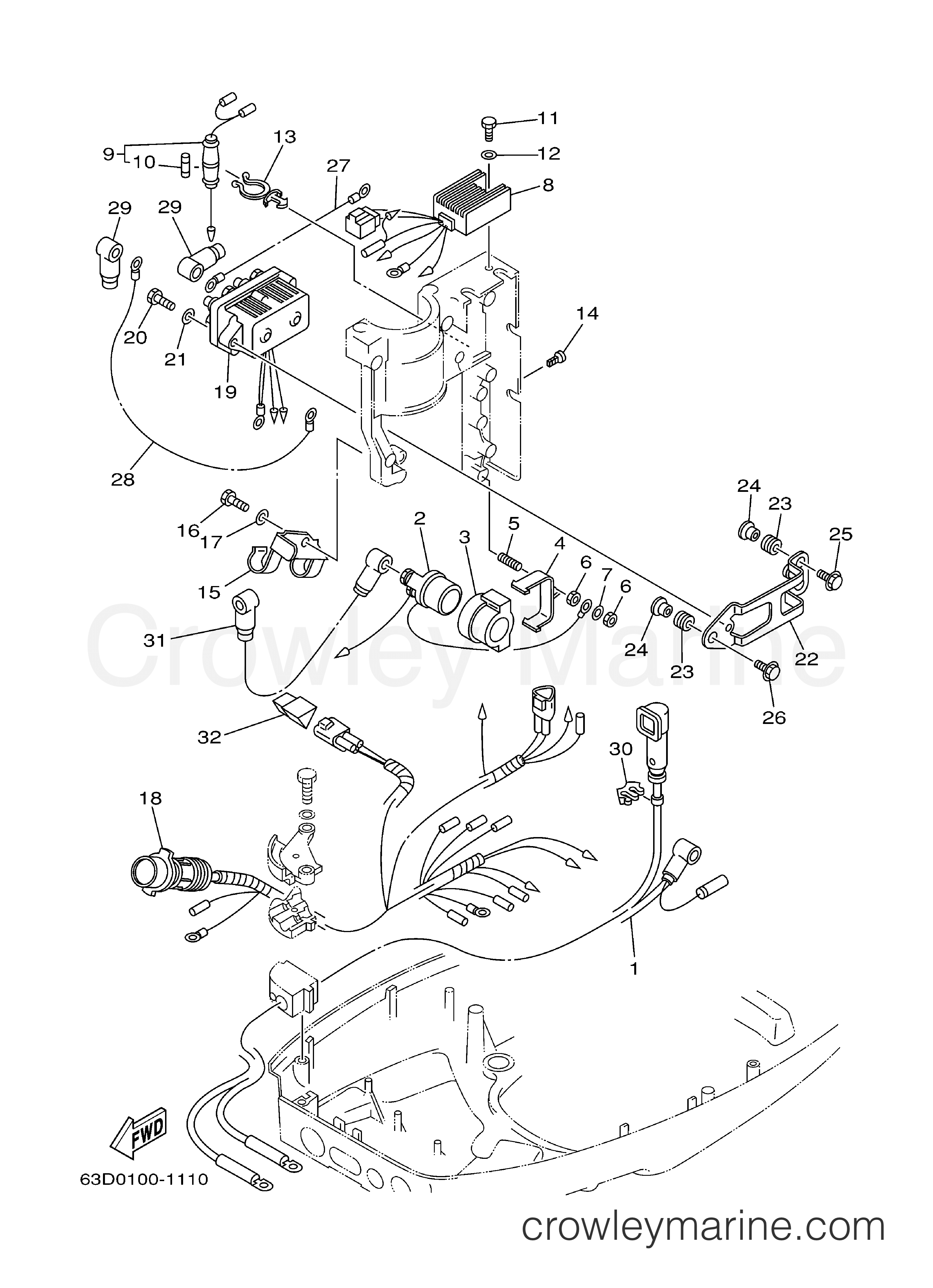 Yamaha Motors C40TLRZ - ELECTRICAL 2