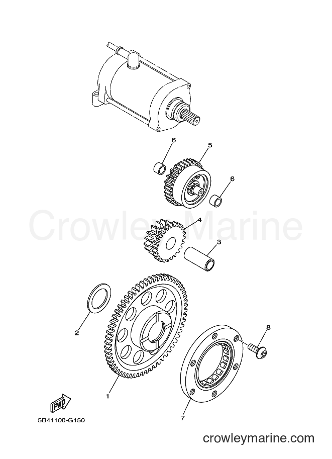 Yamaha Motors YXM700E (B42E) [010] - STARTER CLUTCH