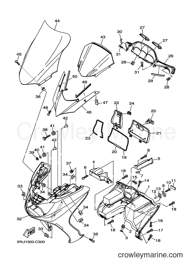 Yamaha Motors YP400 (5RU1) [040] - LEG SHIELD