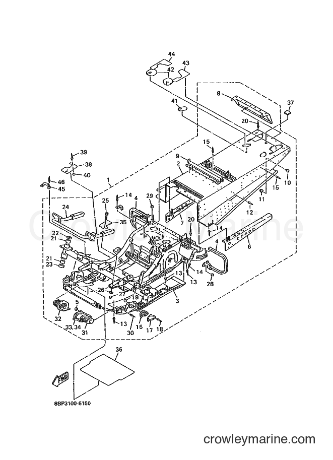 Yamaha Motors VX500E (8BP3) [010] - FRAME