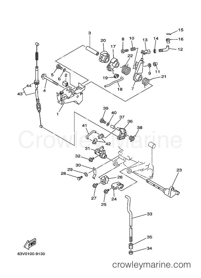 Yamaha Motors 15MSHA (63W1) [160] - CONTROL