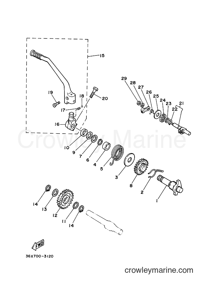 2005 Street Bike AG200F - AG200F (3GXM) [010] - STARTER