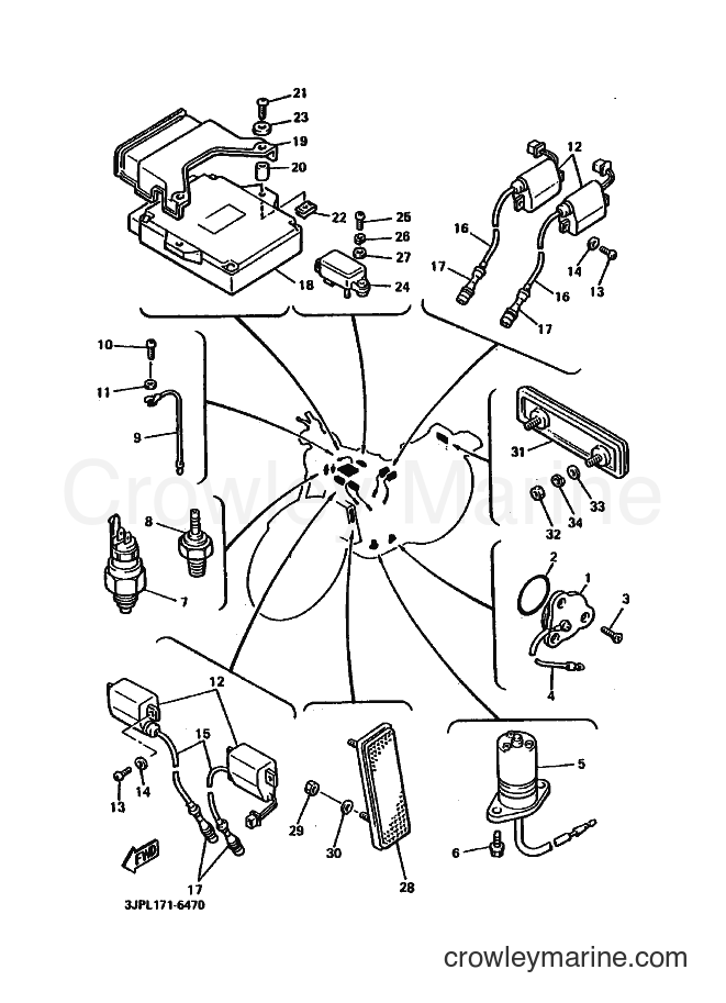 Yamaha Motors VMX12 (3JPL) [010] - ELECTRICAL 1