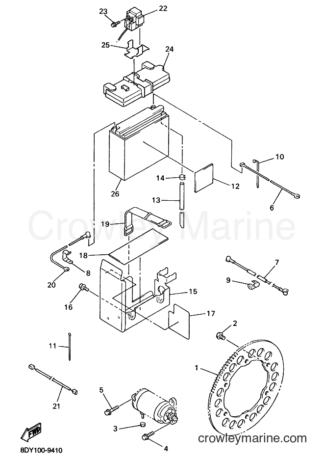 Yamaha Motors VX600DX (8DG1) [020] - ELECTRICAL 2