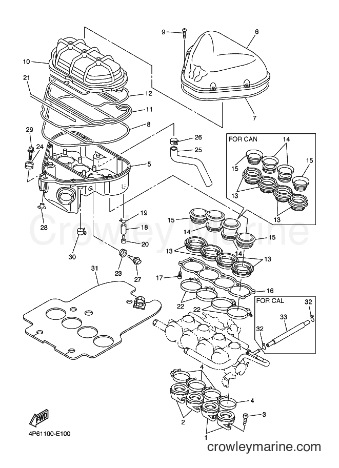 Yamaha Motors YZF-R6S (4P63) [010] - INTAKE