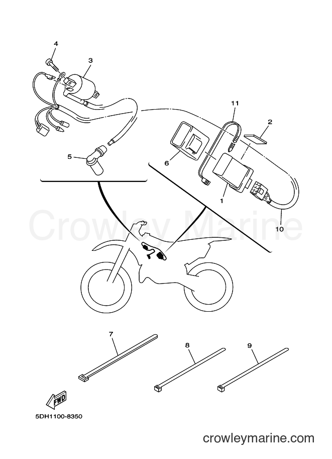 2000 Dirt Bike YZ125 - YZ125 (5HD2) [020] - ELECTRICAL 1