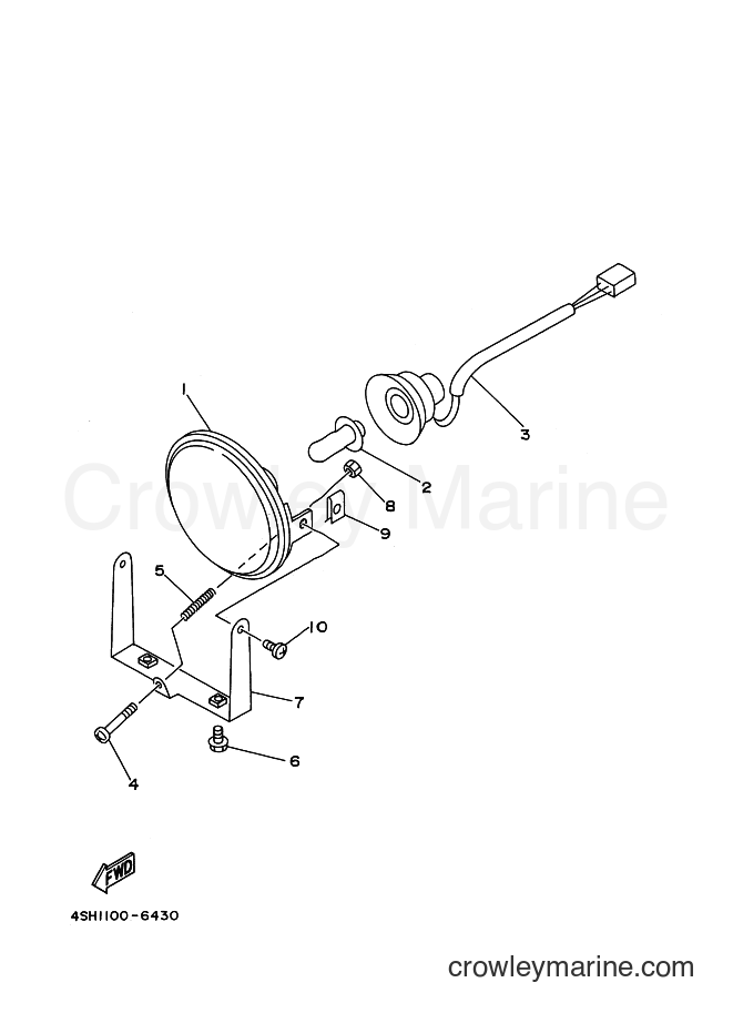 1998 ATV YFM400FW - YFM400FW (4SHD) [020] - HEADLIGHT