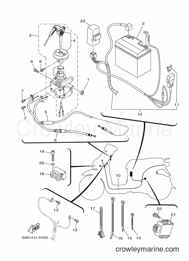 Yamaha Motors XC115S (52B4) [010] - ELECTRICAL 1