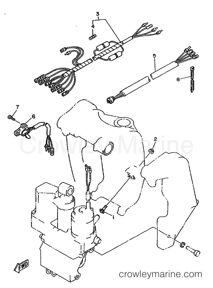 Yamaha Motors ETD (6R2) [999] - BRACKET 2