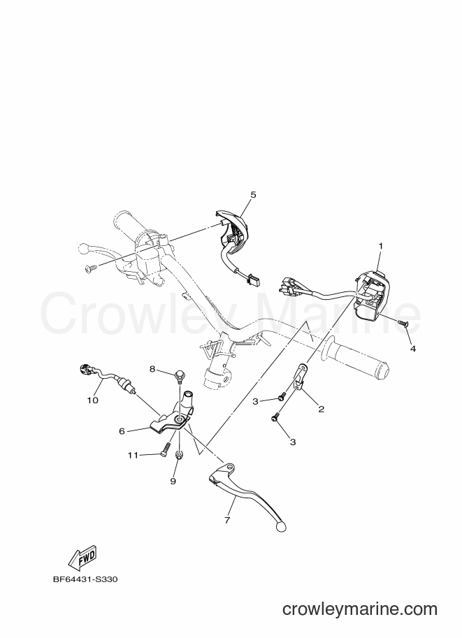 2017 Street Bike GDR155-R - GDR155-R (BF64) [010] - HANDLE SWITCH & LEVER
