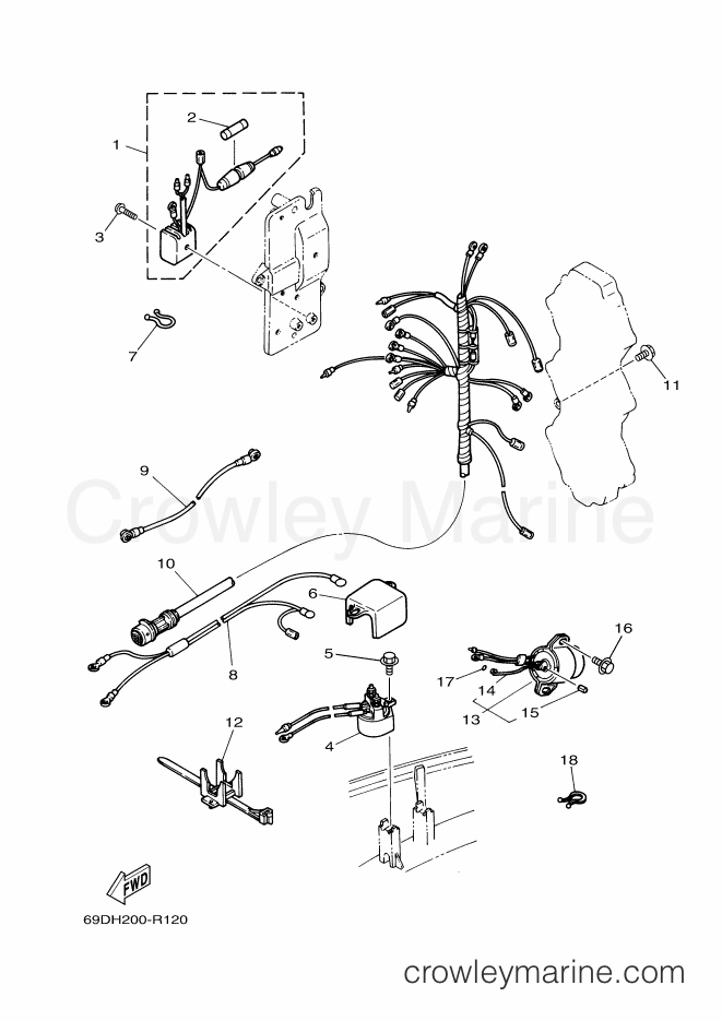 Yamaha Motors E60HMHD (69DH) [020] - ELECTRICAL 3