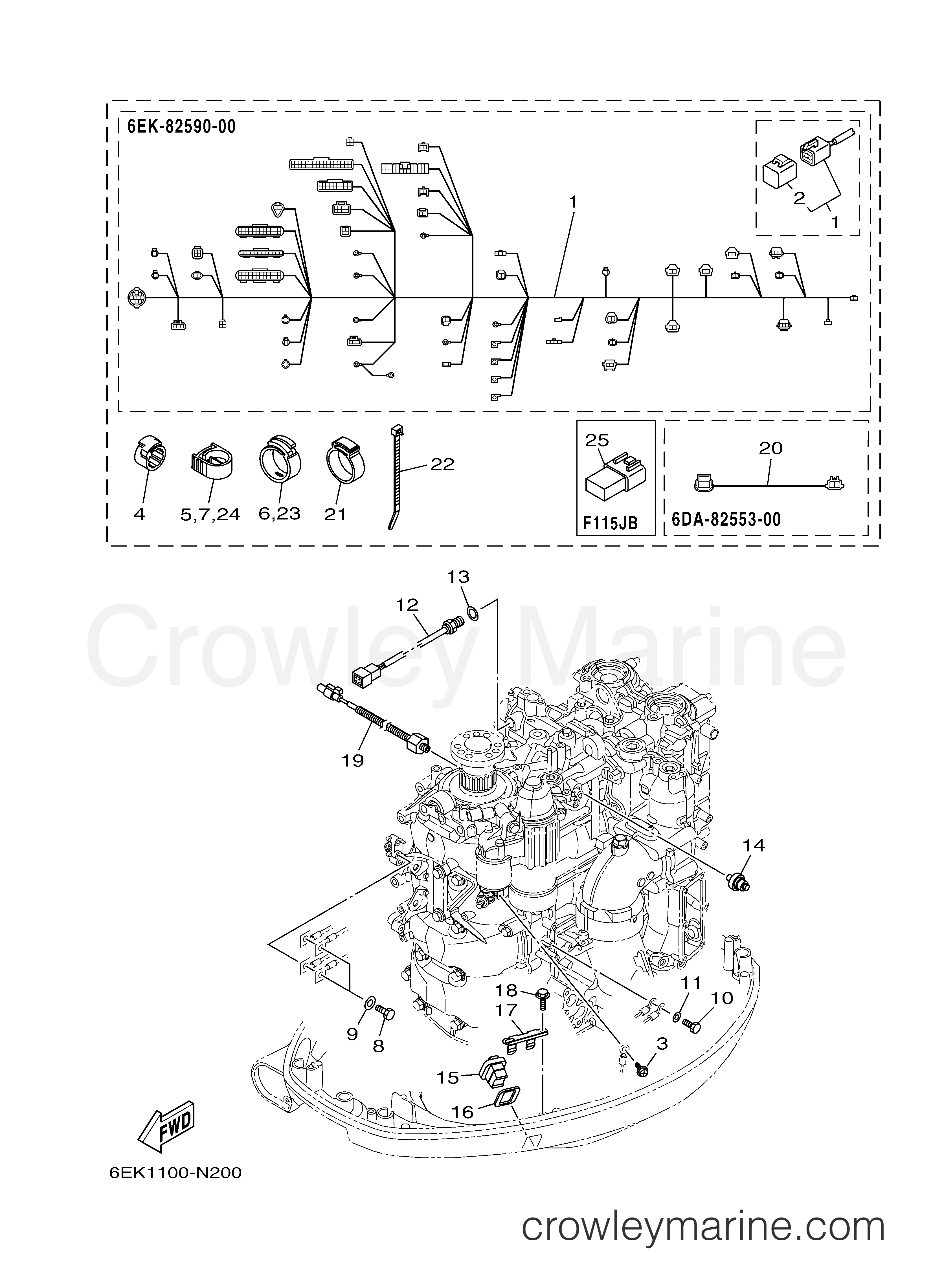 Yamaha Motors F115XB - ELECTRICAL 5