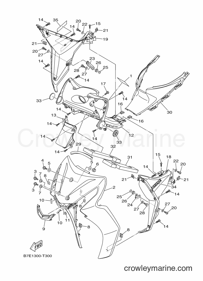 2018 Scooter T115FL-5C - T115FL-5C (B7E1) [010] - LEG SHIELD